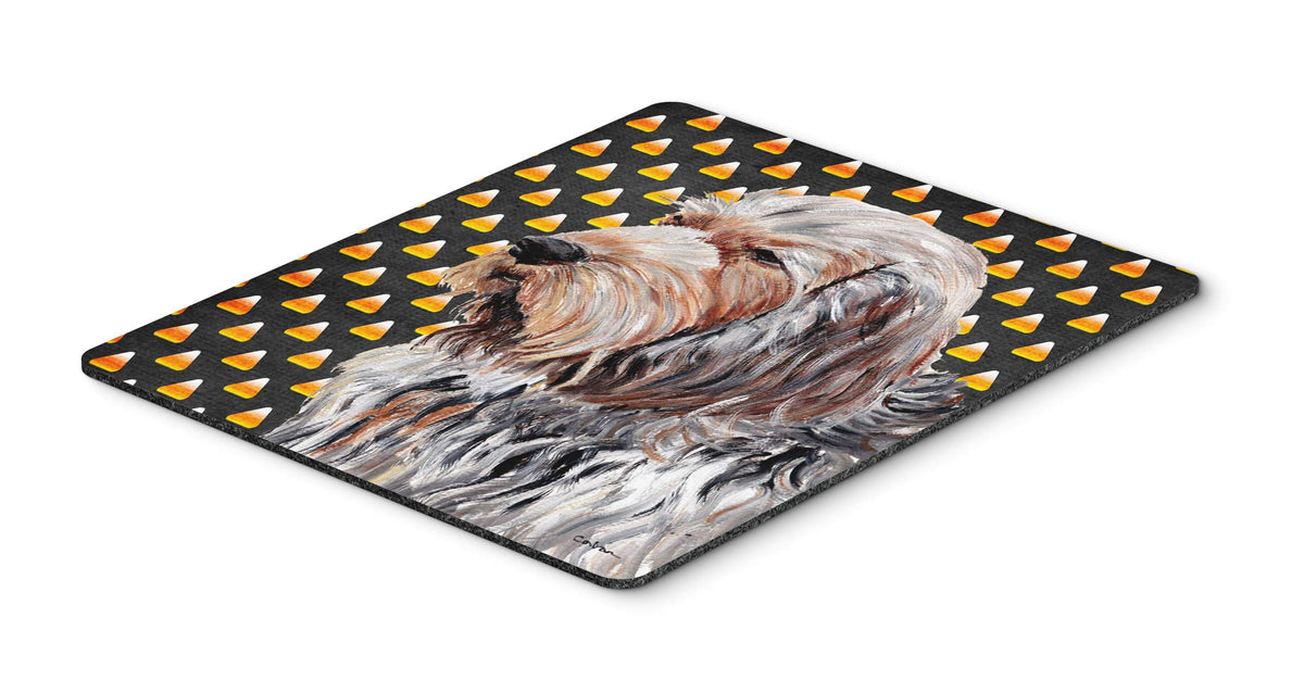 Caroline's Treasures SC9660MP Otterhound Candy Corn Halloween Mouse Pad, Hot Pad or Trivet for Home Office Gaming Working Computers Laptop Mouse