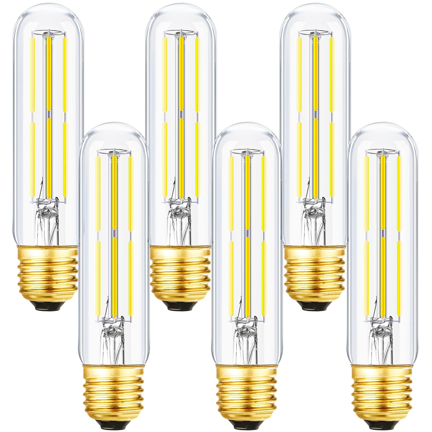 E26 Tubular Led Bulbs 60 Watt Dimmable E26 Light Bulbs 5000K Cool White