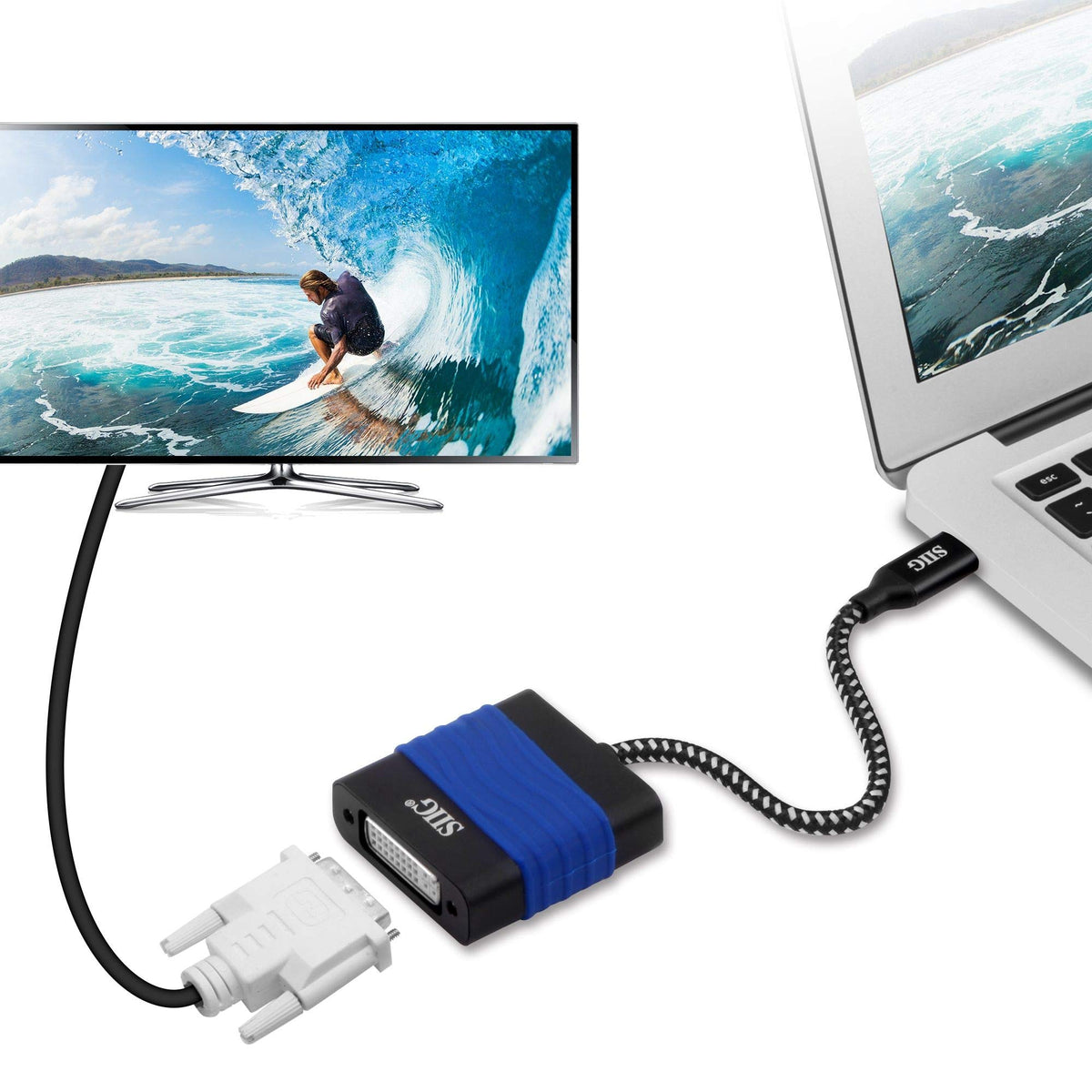 SIIG USB-C to DVI Adapter, CB-TC0711-S1