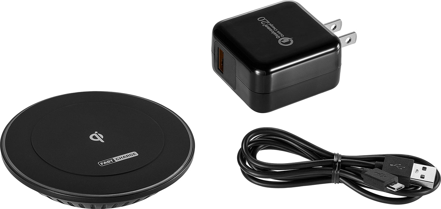 Insignia - Wireless Charging Pad - Black