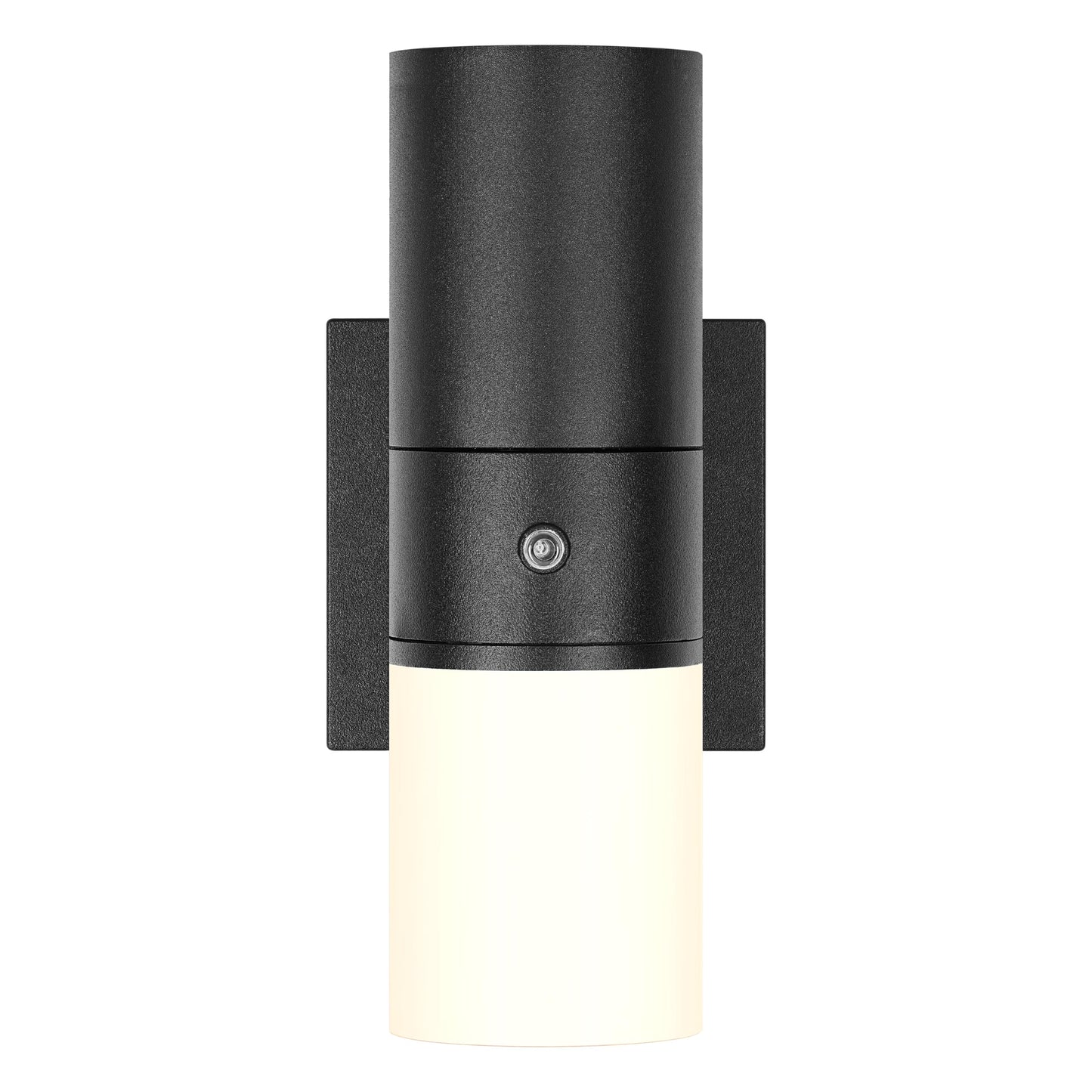 LEDVANCE SYLVANIIA Wall Mount Sconce LED Light, 11.5W, 5 CCT Select (2700K/3000K/3500K/4000K/5000K) with Built-in Sensor, Wet Rated, Black - 1 Pack