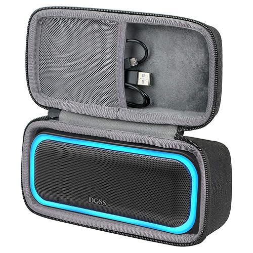 co2CREA Hard Travel Case Replacement for DOSS SoundBox Pro Portable Wireless Bluetooth Speaker (Black)