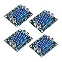 QCCAN 4PCS TPA3110 Audio Amplifier Board, TPA3110 XH-A232 30W+30W 2.0 Channel Digital Stereo Audio Power Amplifier Board 8-26V 3A