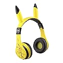 eKids Pokemon Kids Bluetooth Headphones, Wireless Headphones with Microphone Includes Aux Cord, Volume Reduced Kids Foldable Headphones for School…