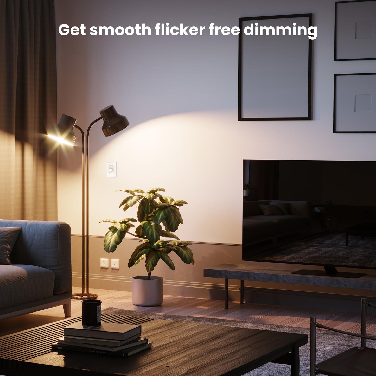 Feit Electric A19 LED Light Bulbs, 60W Eq, Dimmable, Soft White 4 Pack