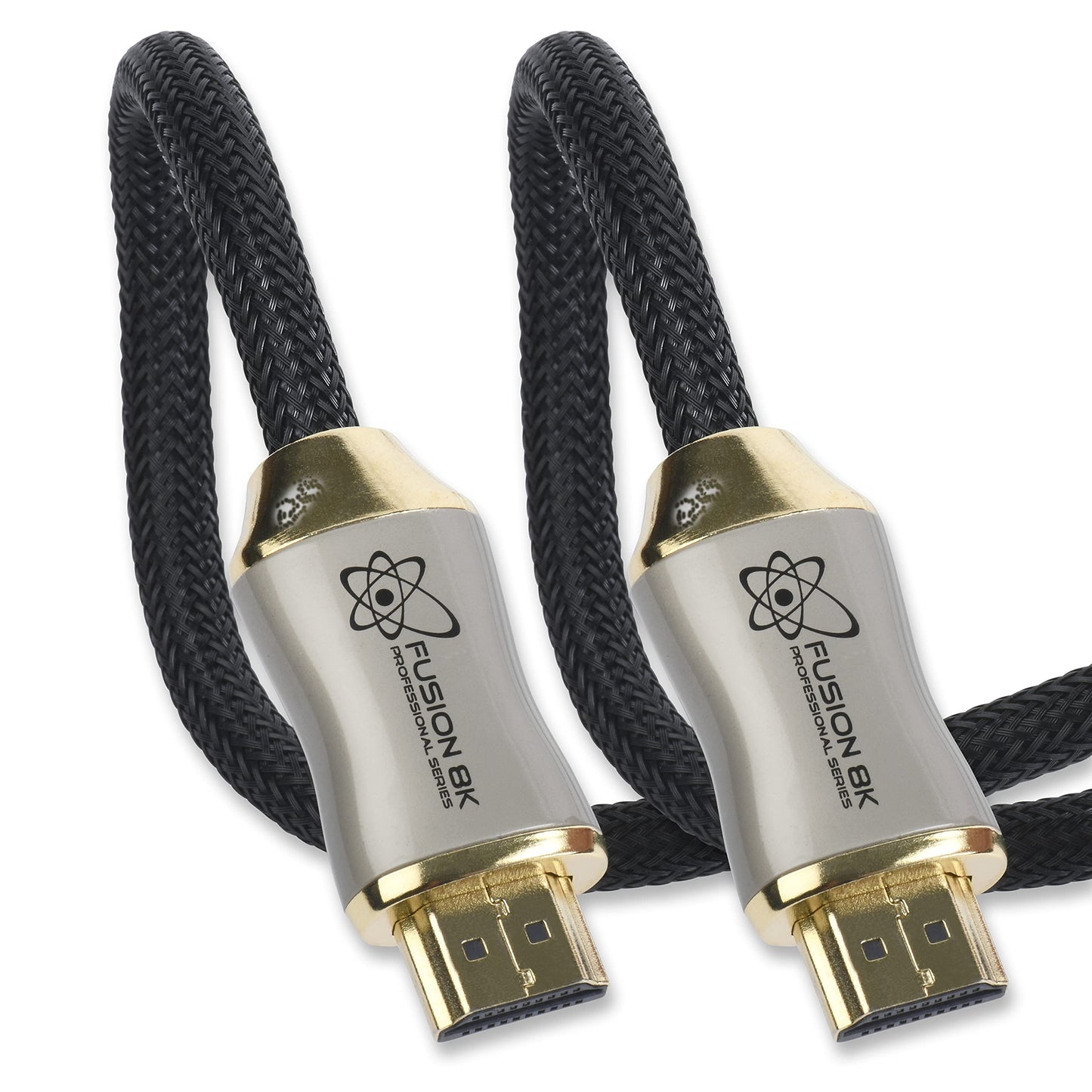 Fusion8K HDMI 2.1 Certified Cable Supports 10K 8K @60Hz and 4K @120Hz Compatible with All TVs, BluRay, Xbox Series X, PS5 (10 Feet)