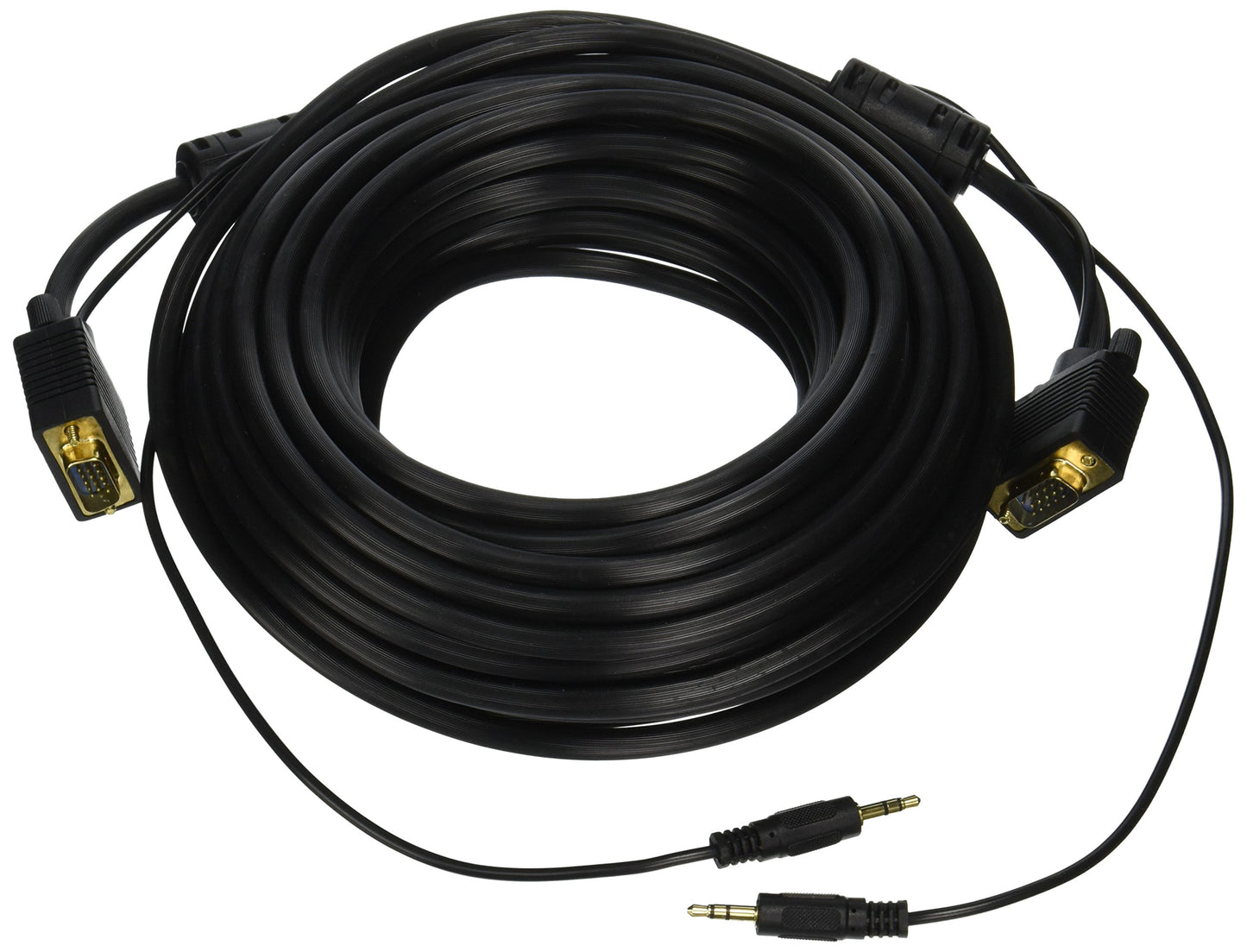 C&E 50ft-Audio-svga Premium VGA/SVGA/XGA/SXGA/UXGA HD15 Monitor Projector Cable