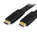 STARTECH.COM 25 FT Flat HIGH Speed HDMI Cable with ETHERNET - HDMI - M/M