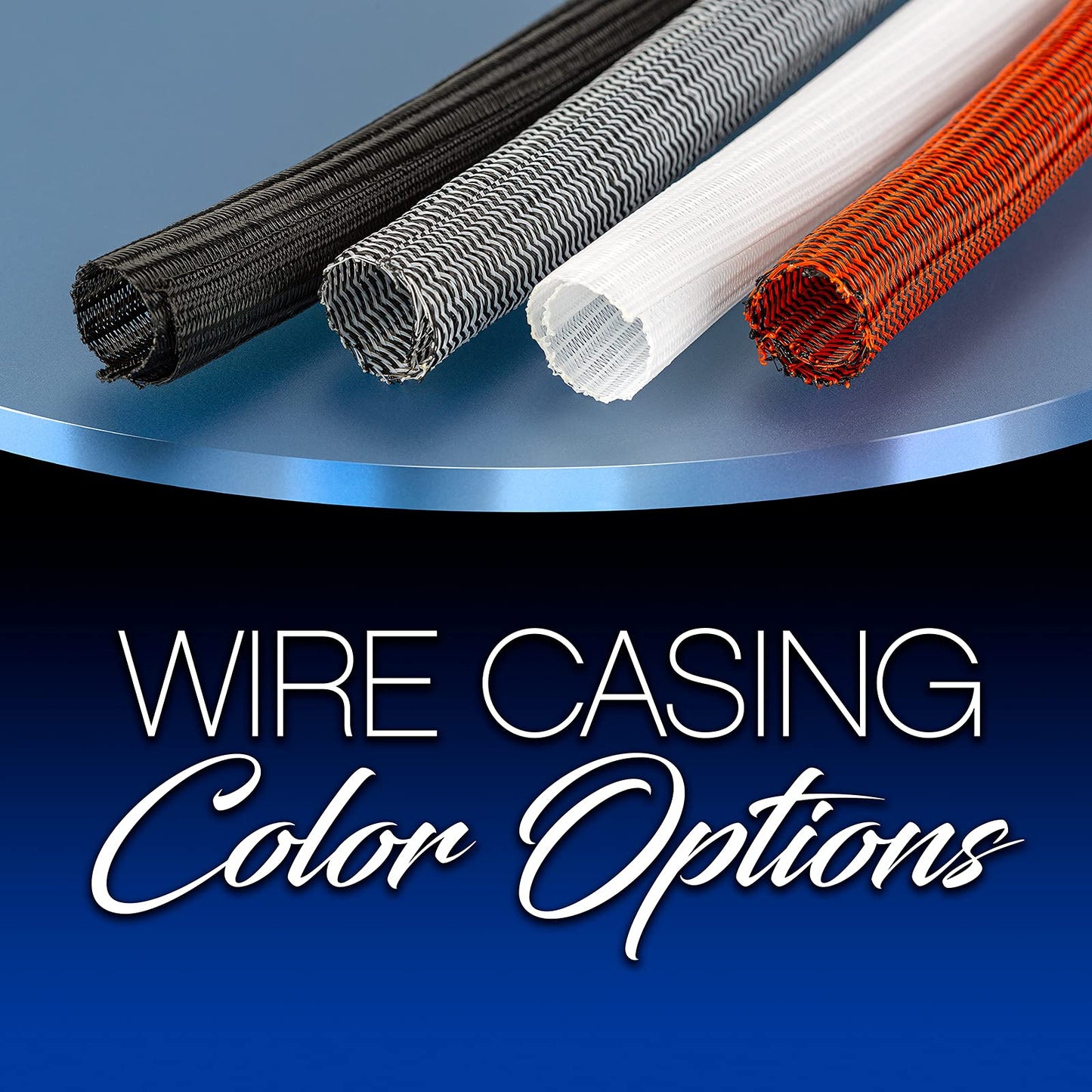 Cable Management Wire Loom 30ft -1 inch, Cable Sleeve Split Tubing, Cord Covers for Wires on Floor, Cord Protectors from Pets Chewing Cables, Black