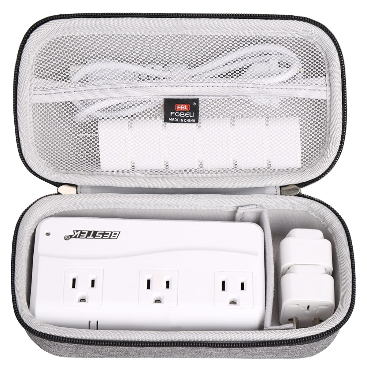 FBLFOBELI Hard Carrying Case for BESTEK/Ceptics 2000W Travel Universal Travel Adapter 220V to 110V Voltage Converter (New Version, Case Only)