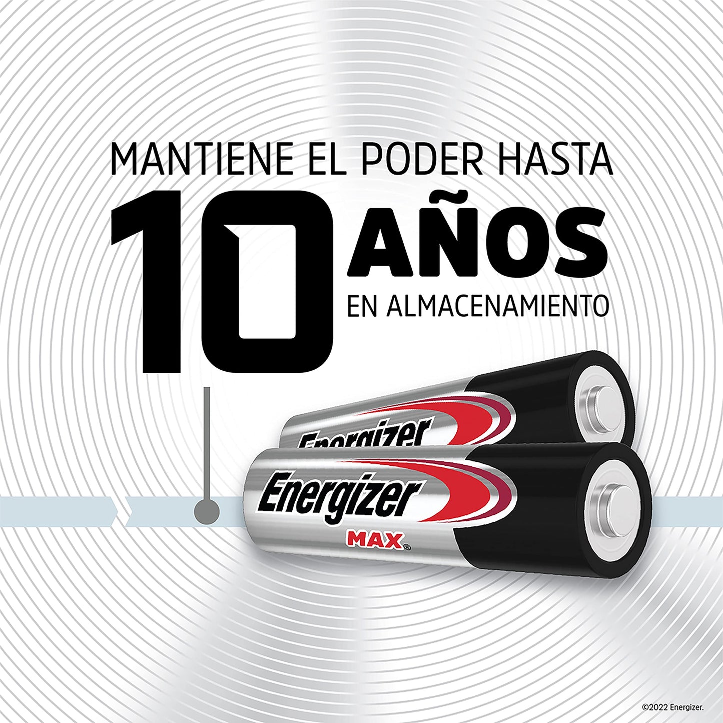 Eveready Energizer Max Alkaline AAA Batteries 8 ea, Silver (E92MP-8)