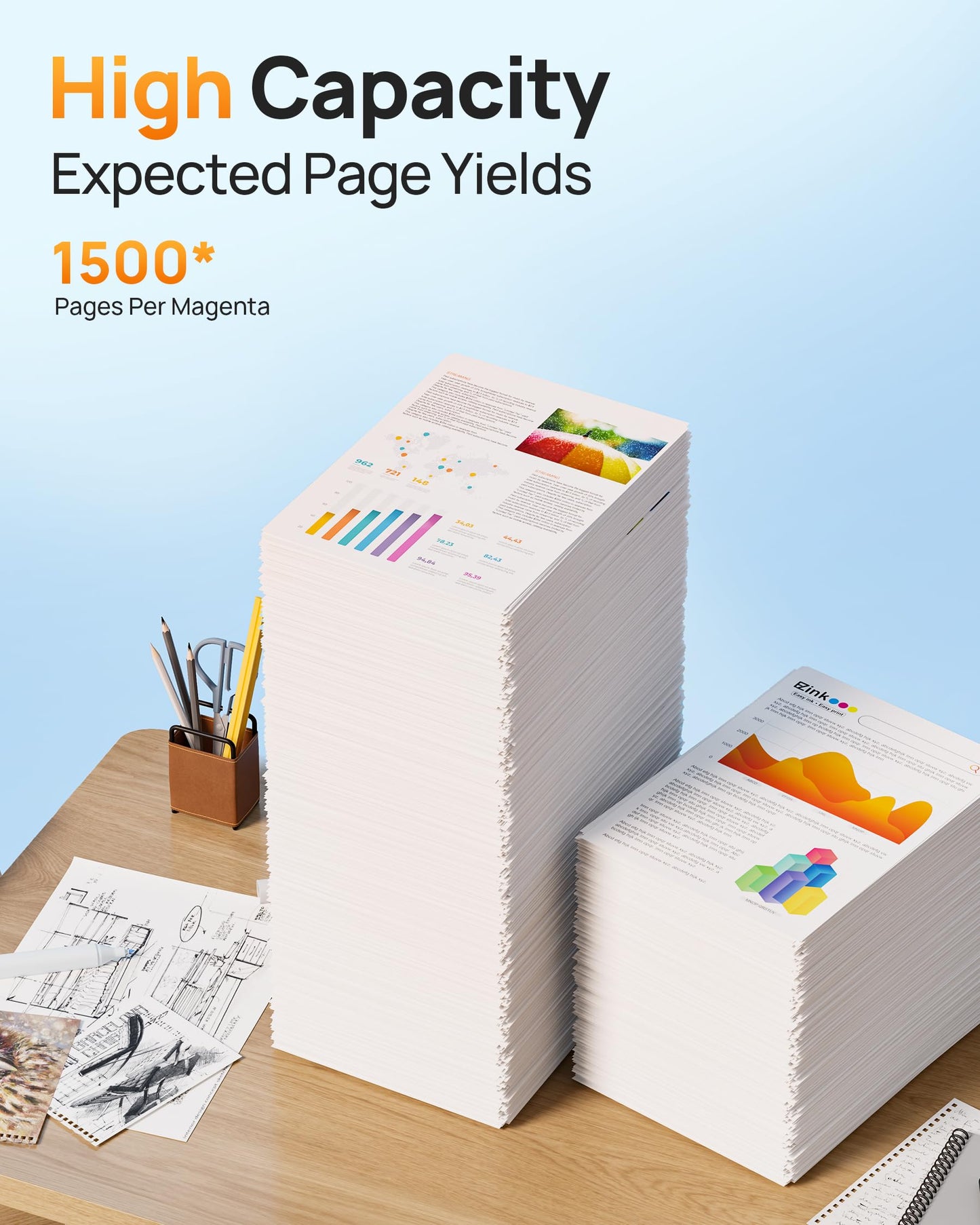 E-Z Ink Compatible Ink Cartridge Replacement for HP 951XL 951 XL to use with OfficeJet Pro 8100 8610 8600 8615 8620 8625 276dw 251dw Printer (Magenta