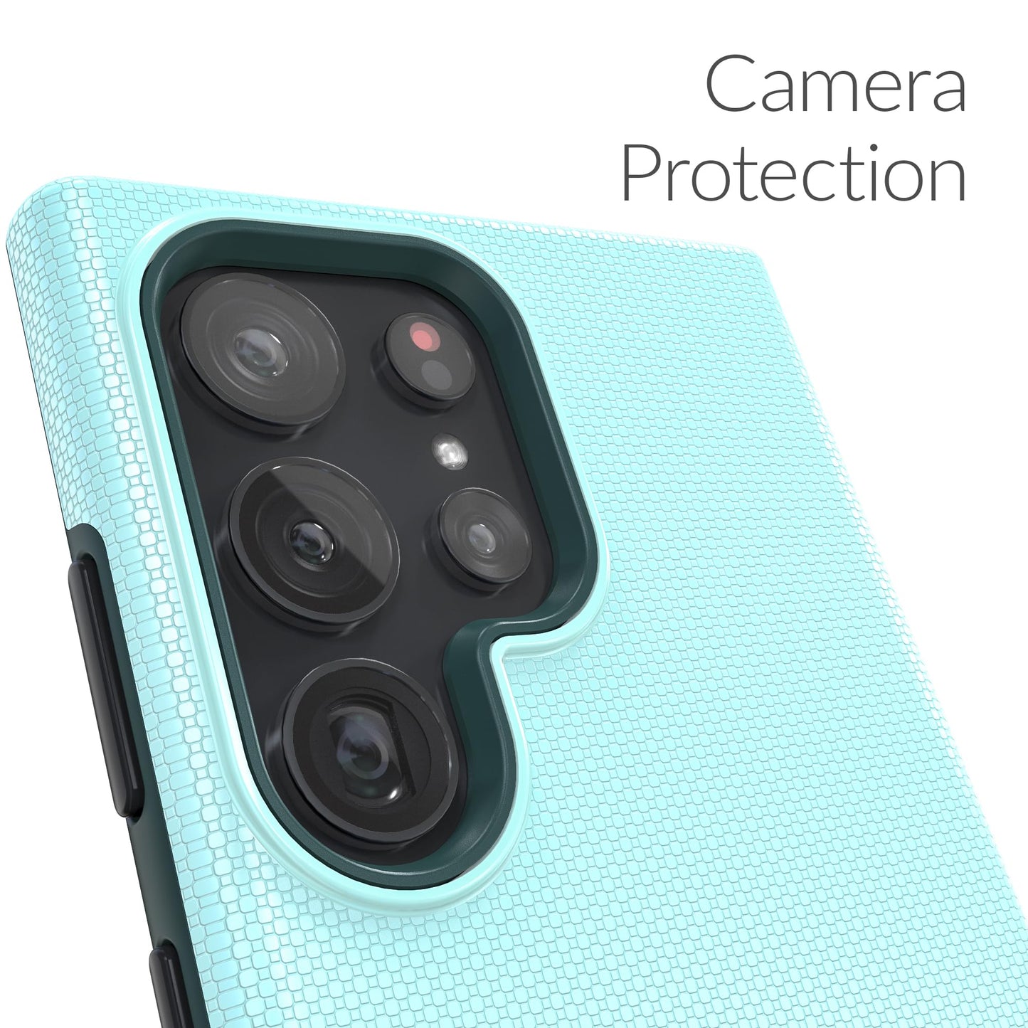 Crave for Samsung Galaxy S24 Ultra Case, Shockproof Protection Dual Layer Case for Samsung Galaxy S24 Ultra (6.8 inch) - Berry