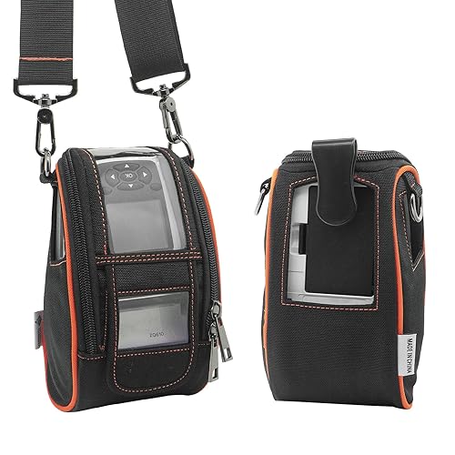 Soft Carrying Case for Zebra ZQ610 QLN220 ZR628 Mobile Thermal Printer - 2024 Upgrade Case Holster with Shoulder Strap and Belt Clip Compatible