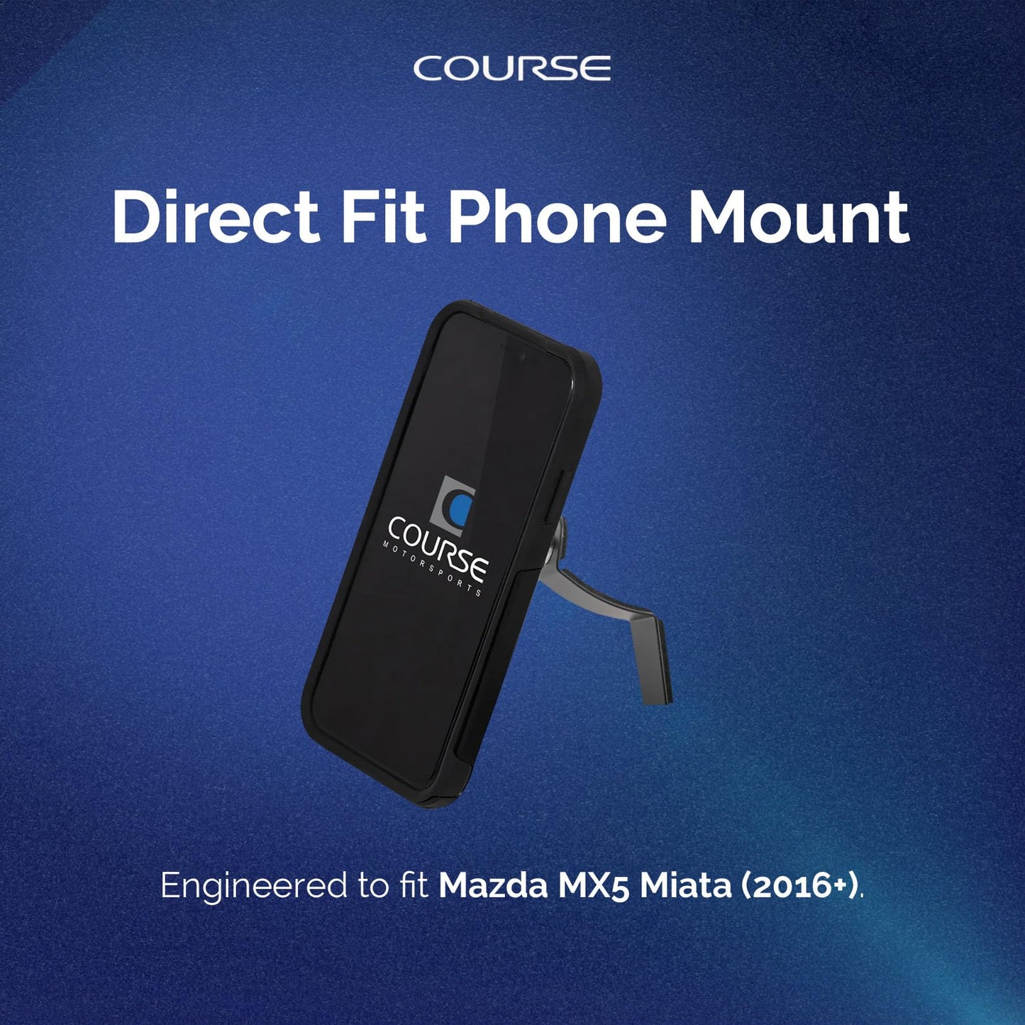 Course Motorsports DirectFit Phone Mount | Phone Holder | MagSafe Compatible Magnetic Mount | Custom Fit in-Dash Phone Mount | Compatible with Mazda