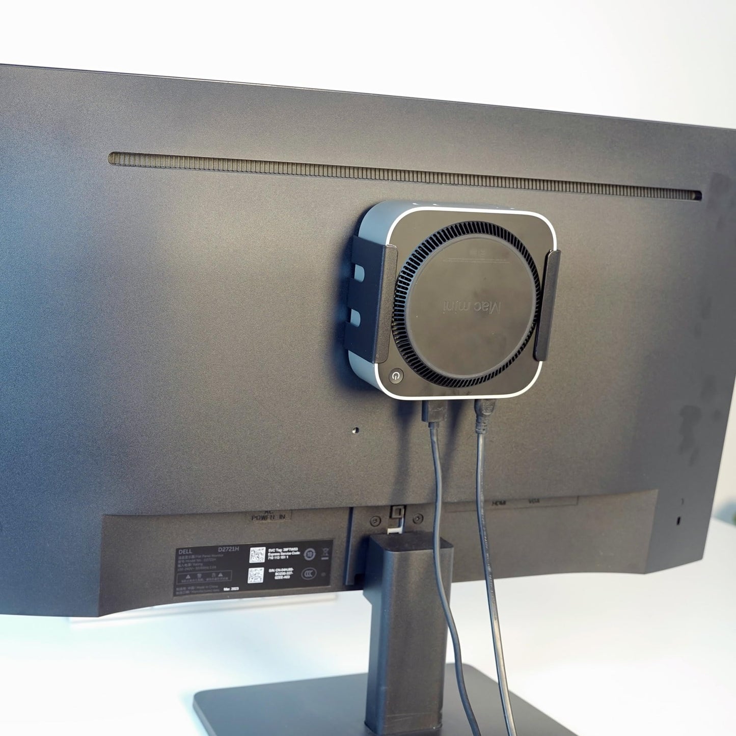 Bylitco All Metal Mount Holder Bracket for Mac Mini M4/M4 Pro 2024, Under Desk or Behind The Monitor