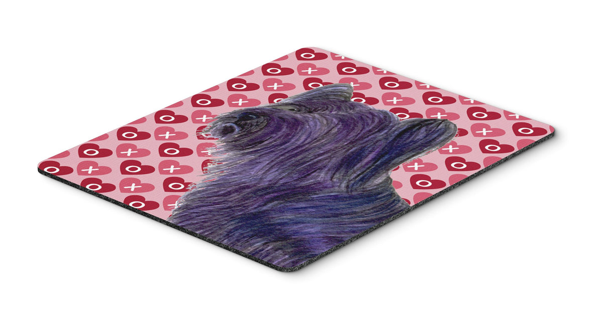 Caroline's Treasures SS4463MP "Skye Terrier Hearts Love and Valentine's Day Portrait Mouse Pad, Hot Pad or Trivet" for Home Office Gaming Working