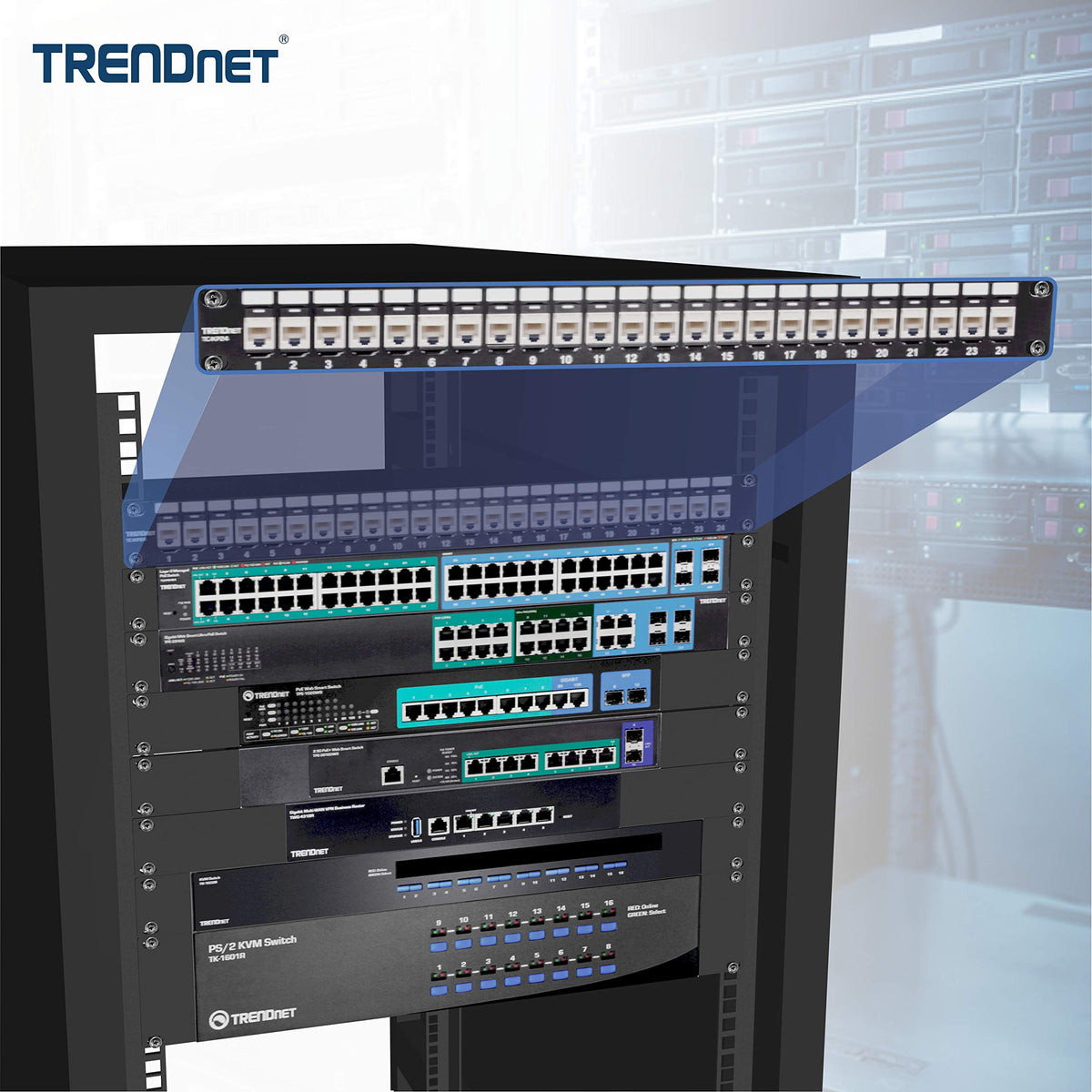 TRENDnet Cat6 Keystone Jack, 25-Pack Bundle,TC-K25C6