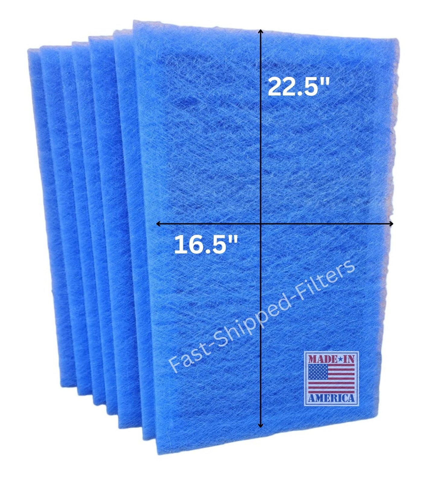 Fast-Shipped-Filters 7 Pack 18x25 Replacement Filter Pads Compatible with Dynamic Electronic Air Cleaner 18x25 polarized pads refill