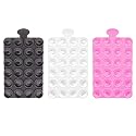 3-Pcs Double-Sided Suction Phone Mount, Sticky Phone Grip with Higher Suction Power,Hands-Free Phone Accessories Holder for Selfie and Video on iPhone