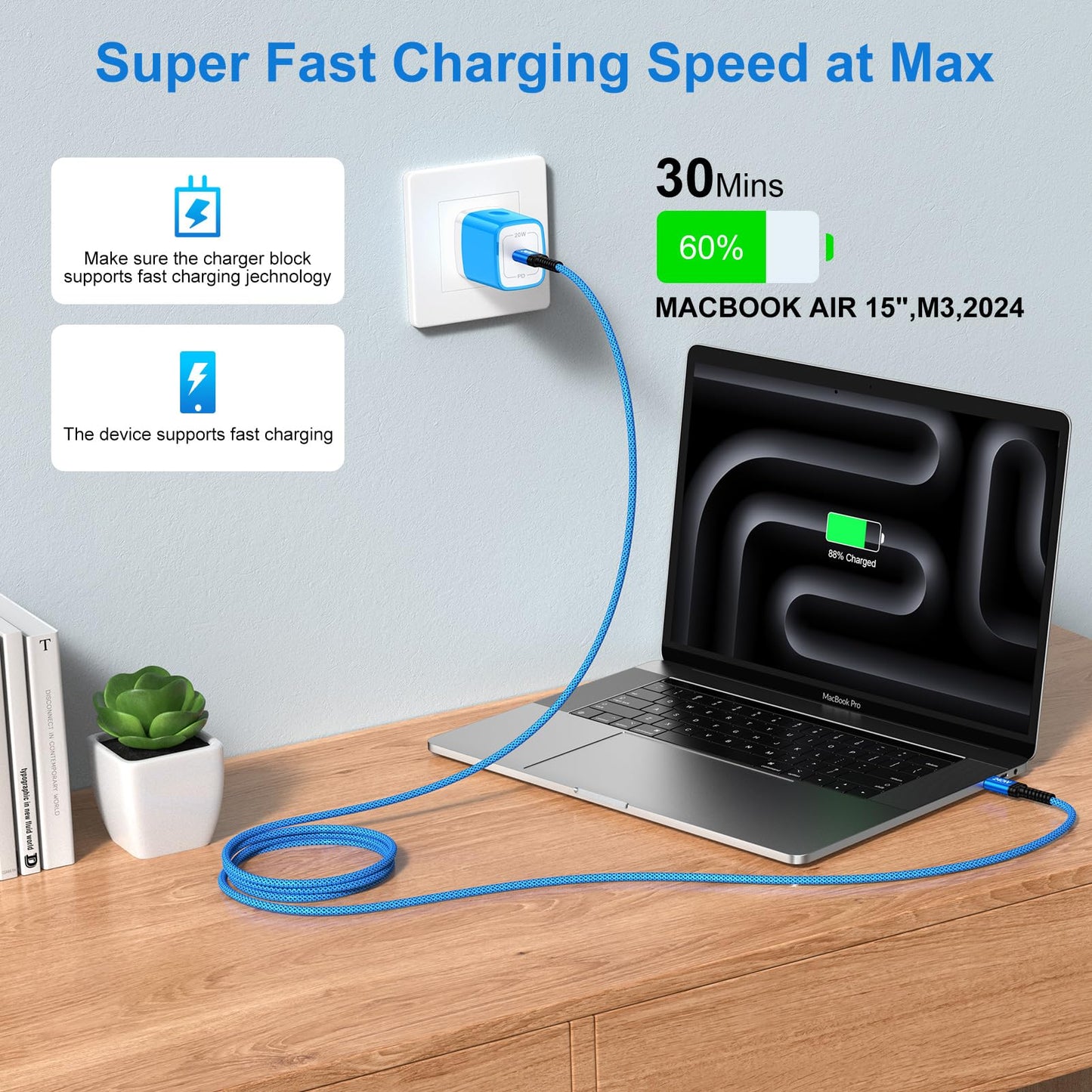 240W Samsung Charger Cable Super Fast USBC Charging Cord, 6FT 2Pack USB C to USB C Cable Android Phone Charger Cord for Samsung Galaxy A17 A16 A36 S25
