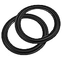 2pcs Black Color 8” Rubber Speaker Edge Surround Rings Replacement Parts for Speaker Repair or DIY (10")