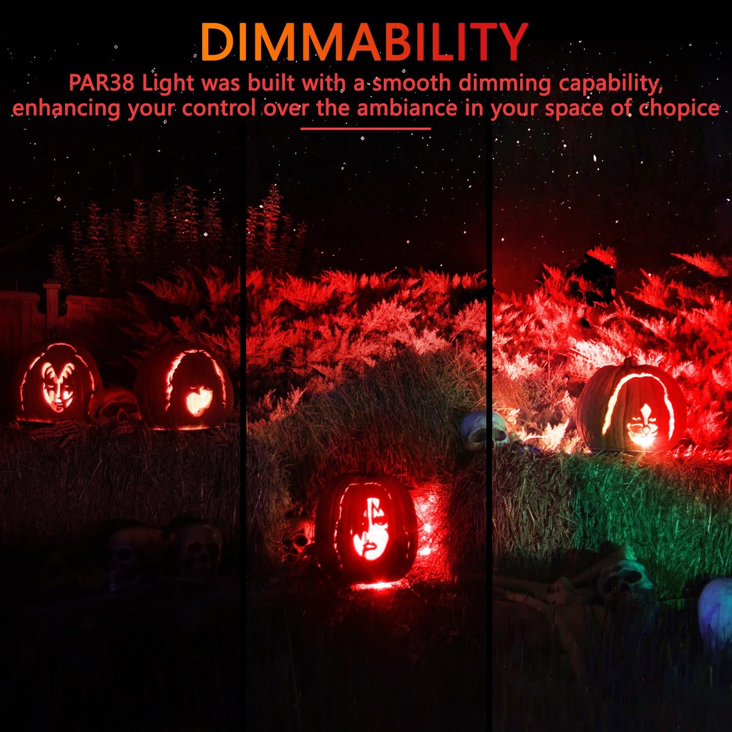 Gonhom PAR38 Flood Lights Outdoor,Dimmable LED Flood Light Bulbs,20W(Equivalent to 200W),E26 Base,Outdoor Porch,Holiday Lighting,LED Flood Light Bulb