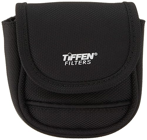 Tiffen 4BLTPCHSMK Small Belt Style Filter Pouch for Filters Up to 58mm,Black