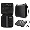 Ultra Slim Case for USB3.0, 2.0 External CD DVD Drive Burner for Cocopa, VersionTech, ZSTBT, LG8X, Dell DW316, Gipow, ROOFULL, Blingco, Havanda