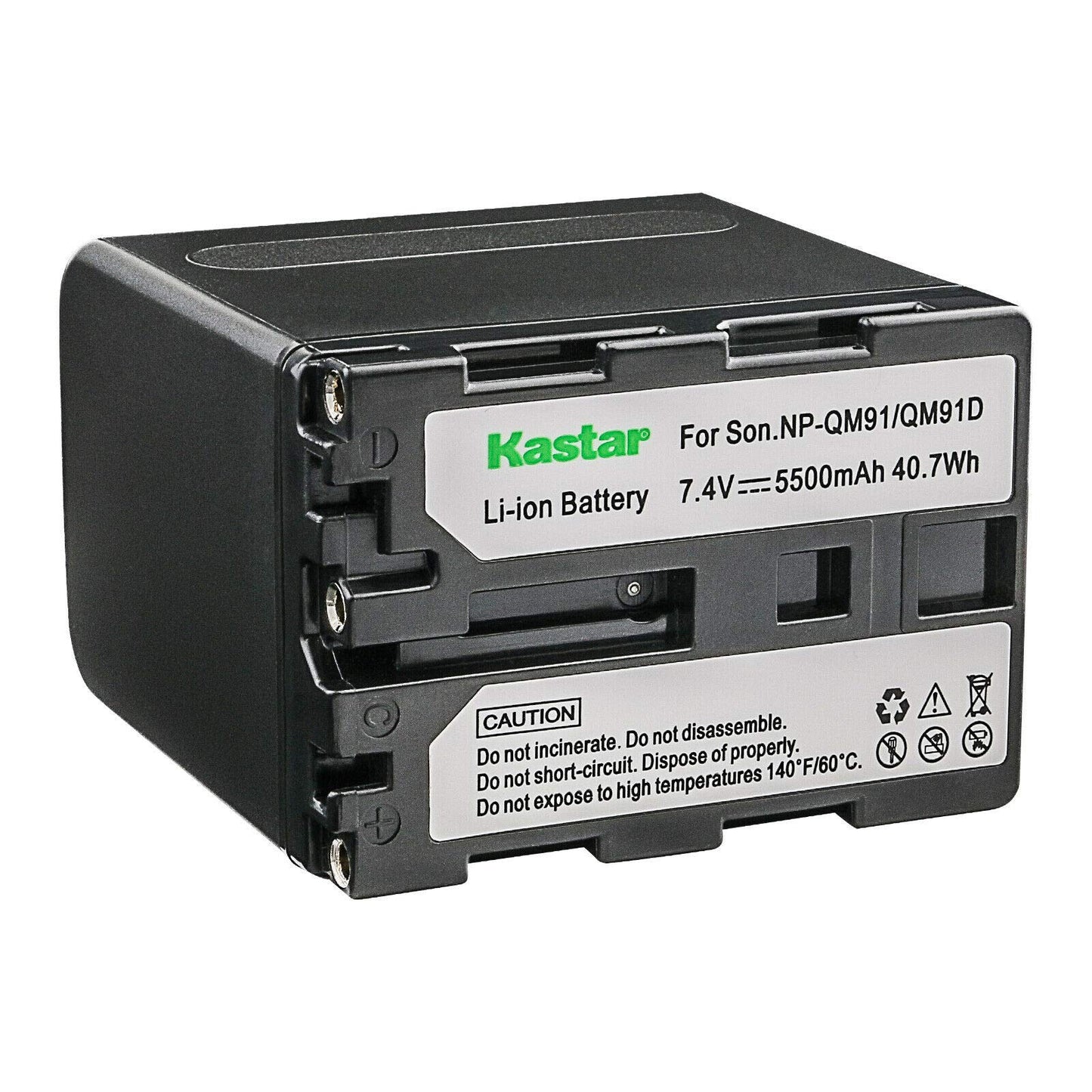 Kastar 1-Pack NP-QM91D Battery 7.4V 5500mAh Replacement for Sony CCD-TRV25 CCD-TRV30 CCD-TRV33 CCD-TRV38 CCD-TRV39 CCD-TRV40 CCD-TRV50 CCD-TRV60