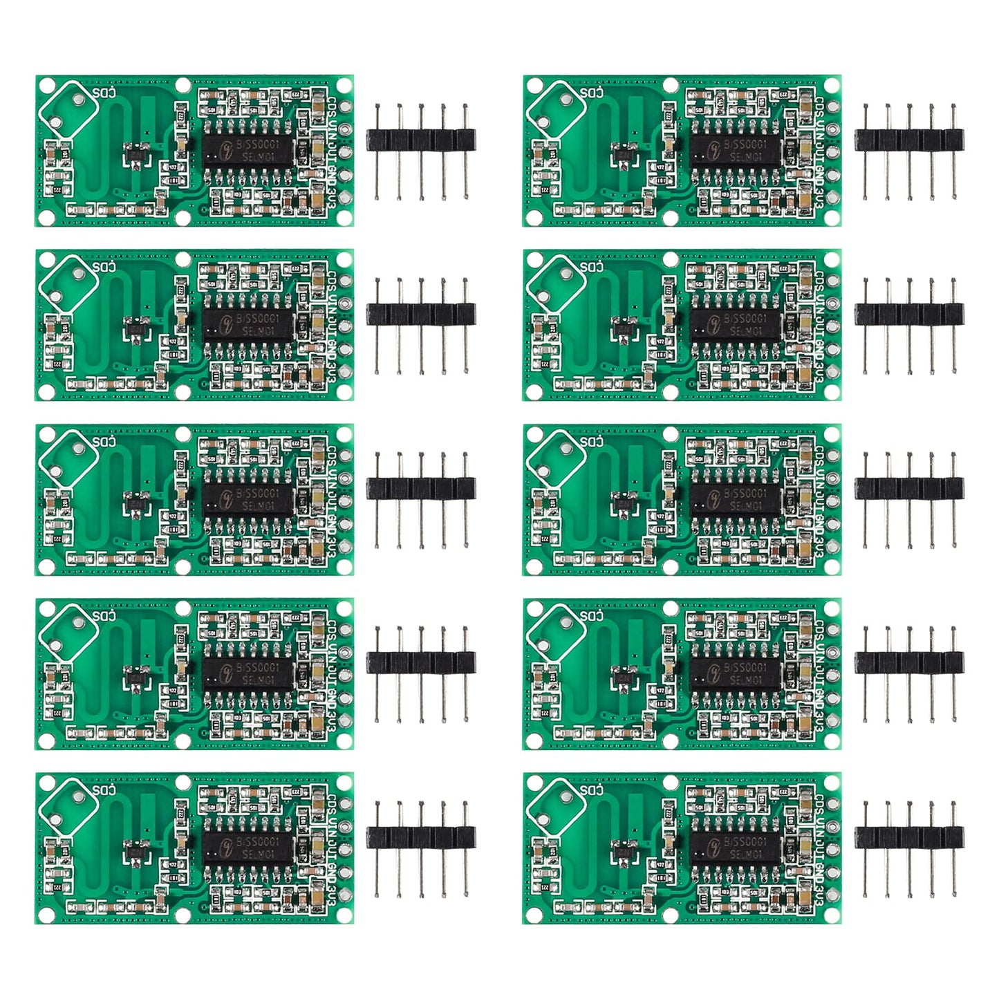 10PCS RCWL-0516 Motion Detection Sensor Microwave Radar Sensor Switch RCWL 516 Module Human Sensor Body Induction Microwave Module