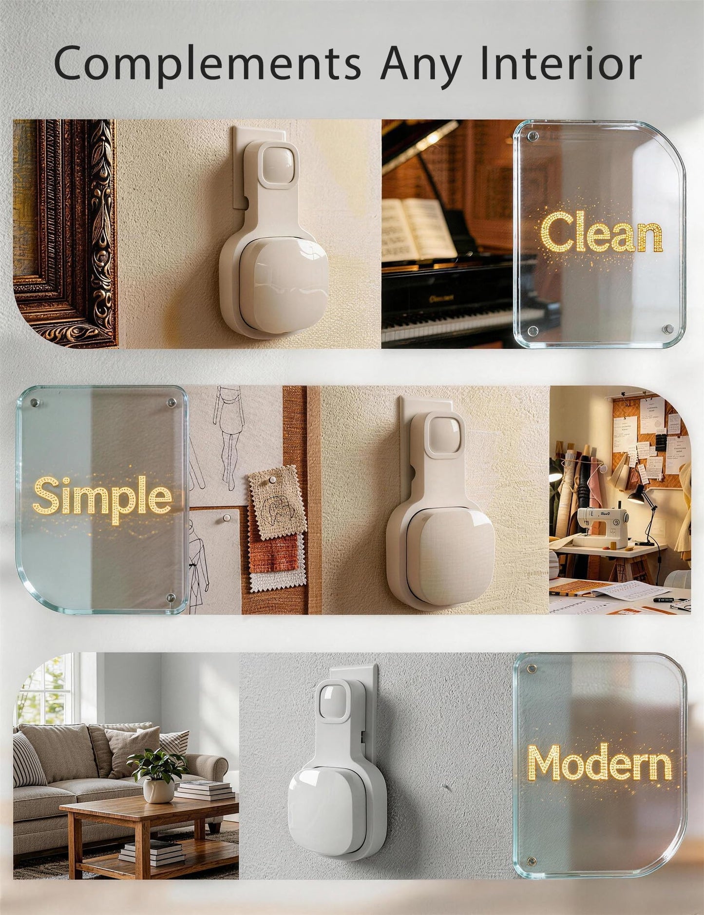 Wall Mount Holder for eero 6 and eero 6+ Router Mesh Wi-Fi System, No Messy Wires, Space Saving, Outlet Wall Mount for eero 6 Plus, Stand Bracket