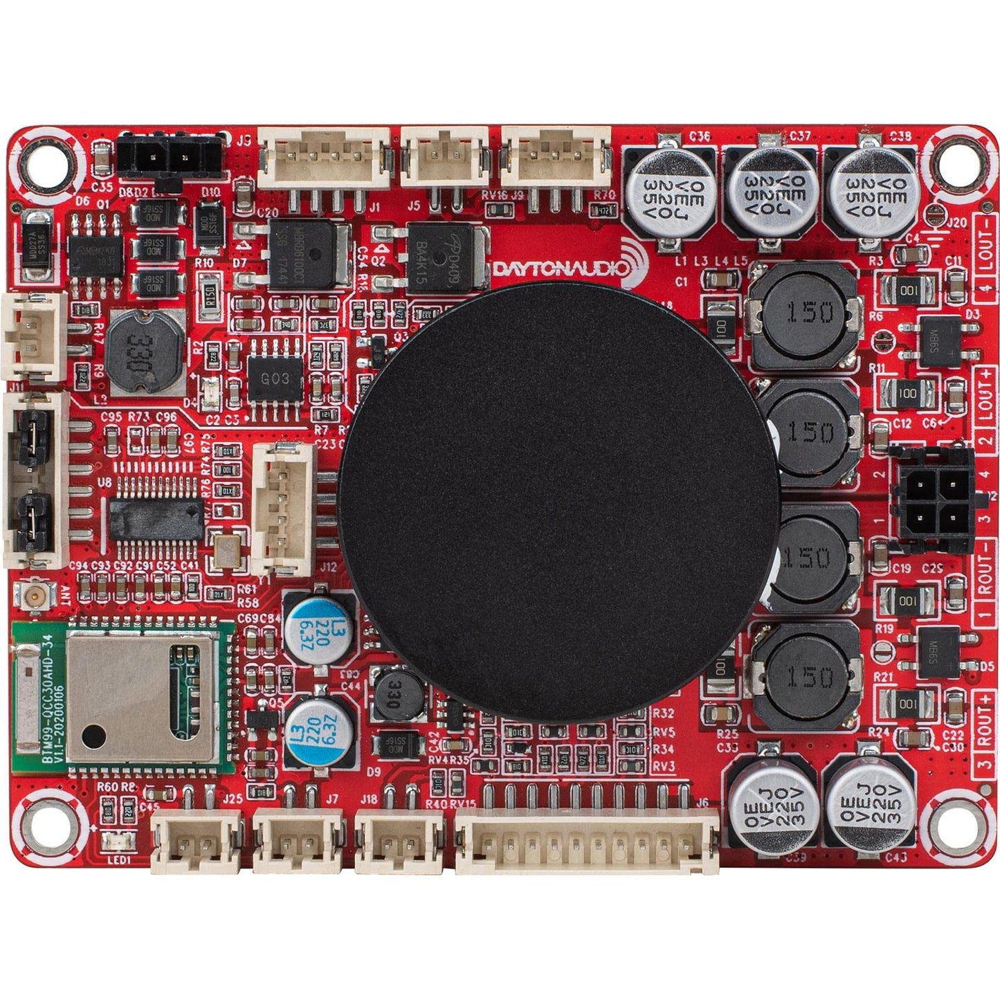 Dayton Audio KAB-250v4 2 x 50W Class D Audio Amplifier Board with Bluetooth 5.0