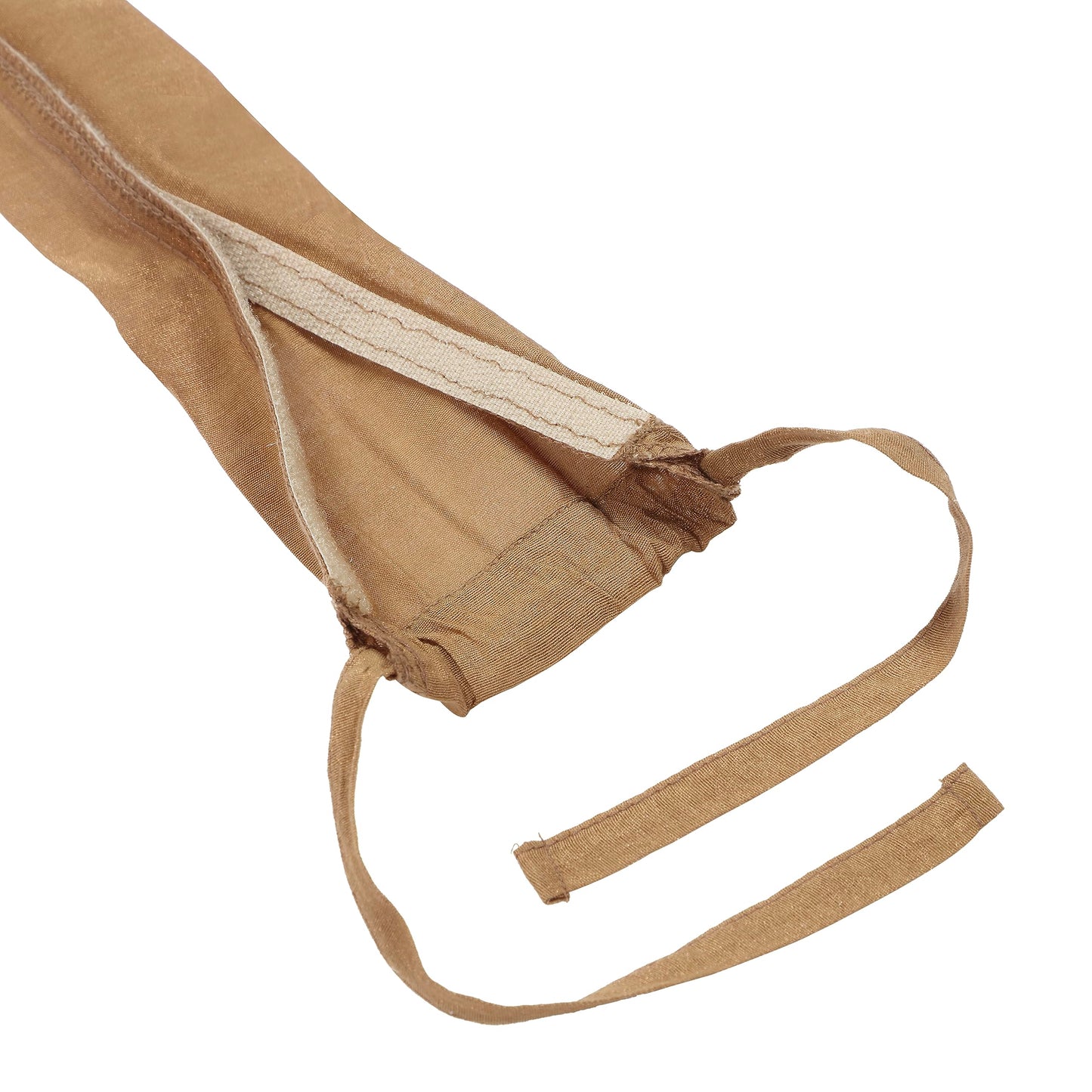 Aspen Creative 15014-11A, 4' Camel Faux Silk Fabric Cord & Chain Cover, Easy to Install for Lighting Fixture, Cable Management, Lamp Wire Cover