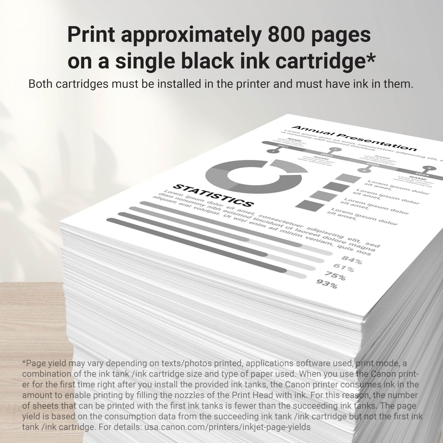 Canon PGI-255 Genuine Pigment Black XXL Ink Tank, Compatible with MX922 Printers
