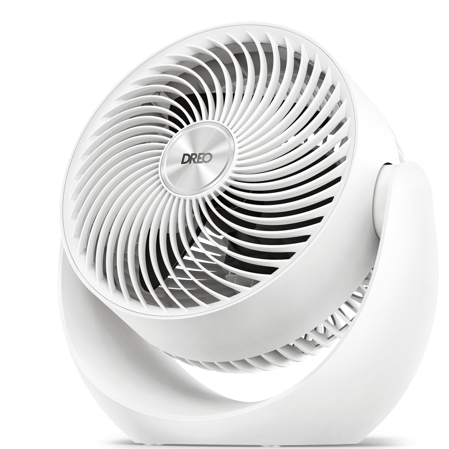 DREO Fan for Bedroom, Table Air Circulator for Whole Room, 11 Inch, 60ft Strong Airflow, 120° adjustable tilt, 20db Low Noise, Quiet, 3 Speeds, Desk