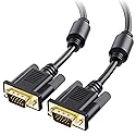 Cable Matters VGA Cable with Ferrites - 10ft, VGA Cord for Computer Monitor, Monitor Cable Male to Male