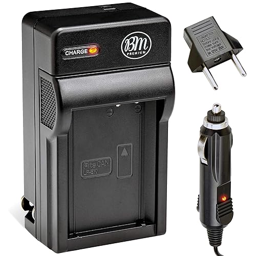 BM Premium LP-E10 Battery Charger for Canon EOS Rebel T3, T5, T6, T7, Kiss X50, Kiss X70, EOS 1100D, EOS 1200D, EOS 1300D, EOS 2000D Digital Camera