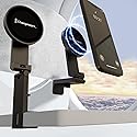 CHARGEWORX Magnetic Phone Holder for Airplane, Foldable Travel Mount with Clamp and 360 Rotation, MagSafe Compatible iPhone 17 Pro Max and Android