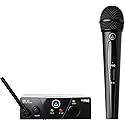 AKG Pro Audio WMS40MINI Vocal Set Band US25C Wireless Microphone System, with SR40 Receiver and PT40 Mini Pocket Transmitter. Black