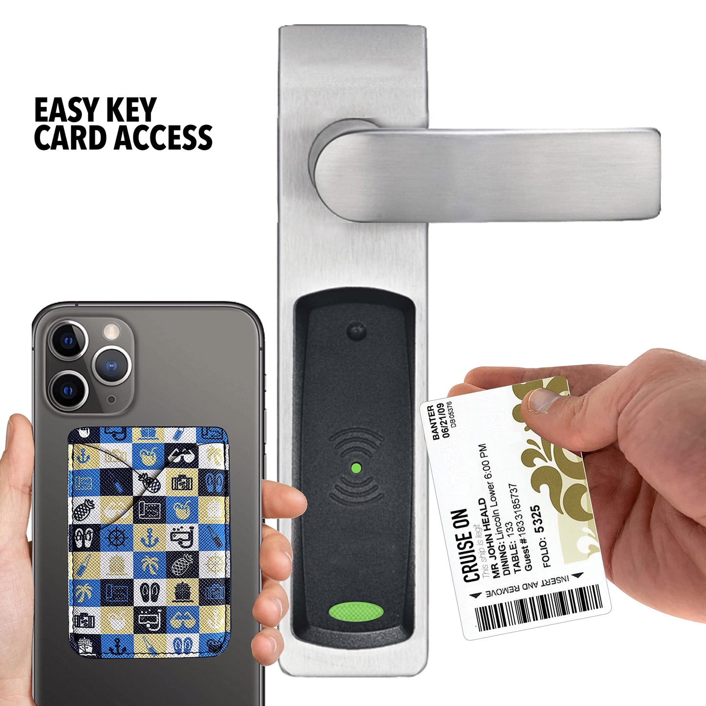 Cruise Card Holder Phone Pouch Wallet for Ship ID Key Cards Cruise Essential 2026 & 2027