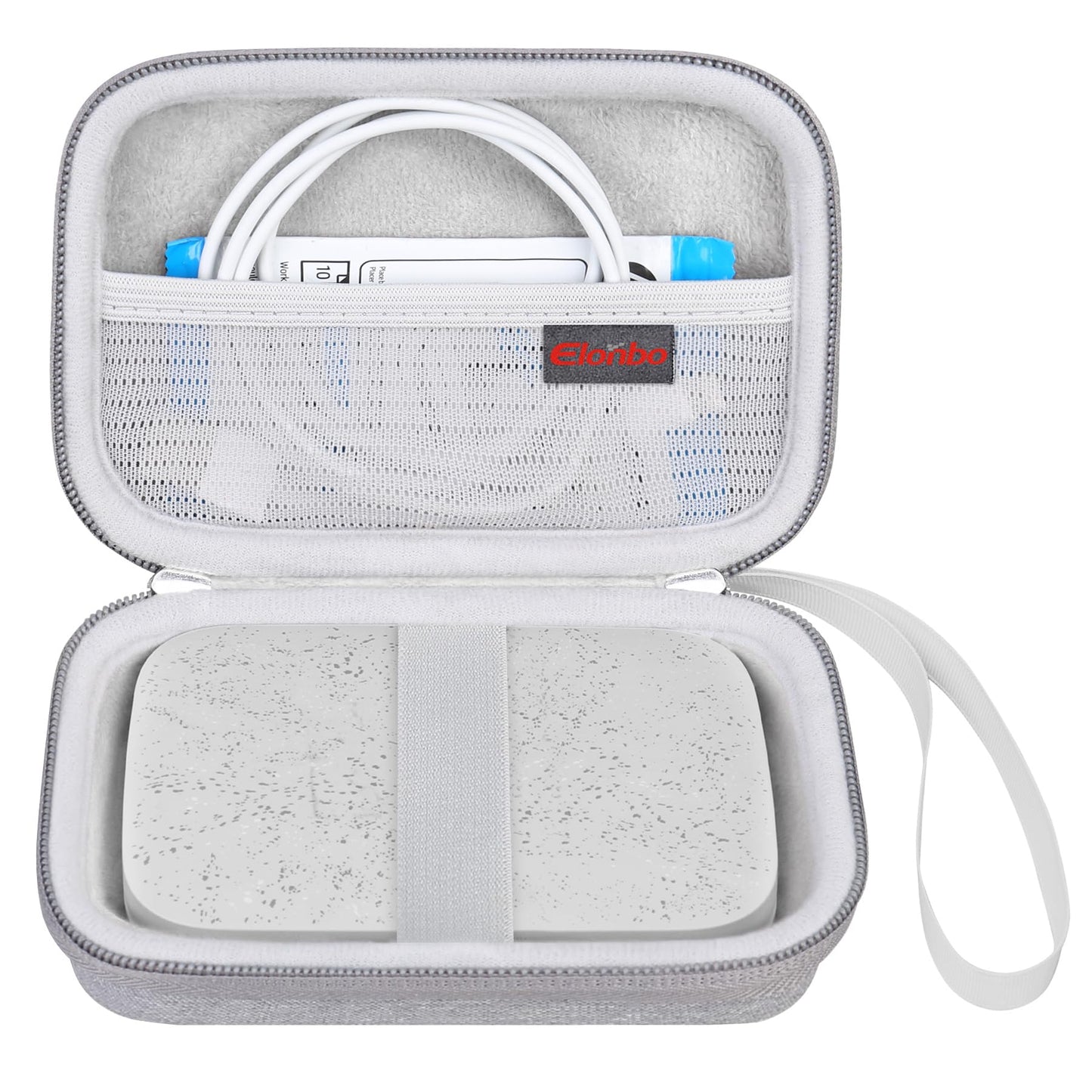 Elonbo Carrying Case for HP Sprocket 2x3” Instant Smartphone Photo Printer, Portable Mini Color Print Digital Camera Hard Travel Bag, Wireless Mobile