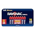 Rayovac Fusion AA Batteries (16 Pack), Double A Alkaline Batteries