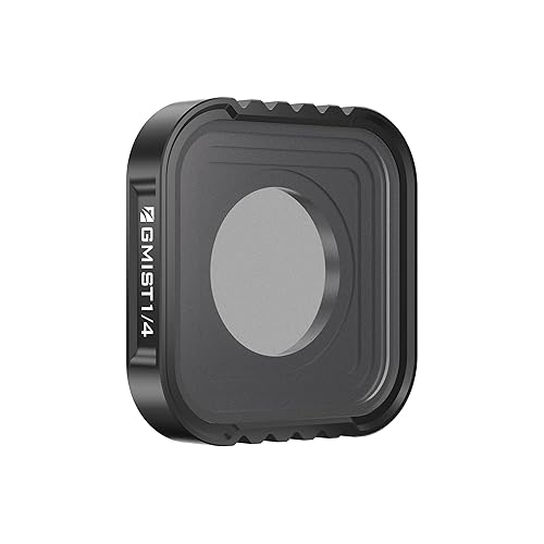 Freewell Black Glow Mist 1/4 Filter for GoPro Hero13/12/10/11/9 Black - Cinematic Light Diffusion & Highlight Reduction