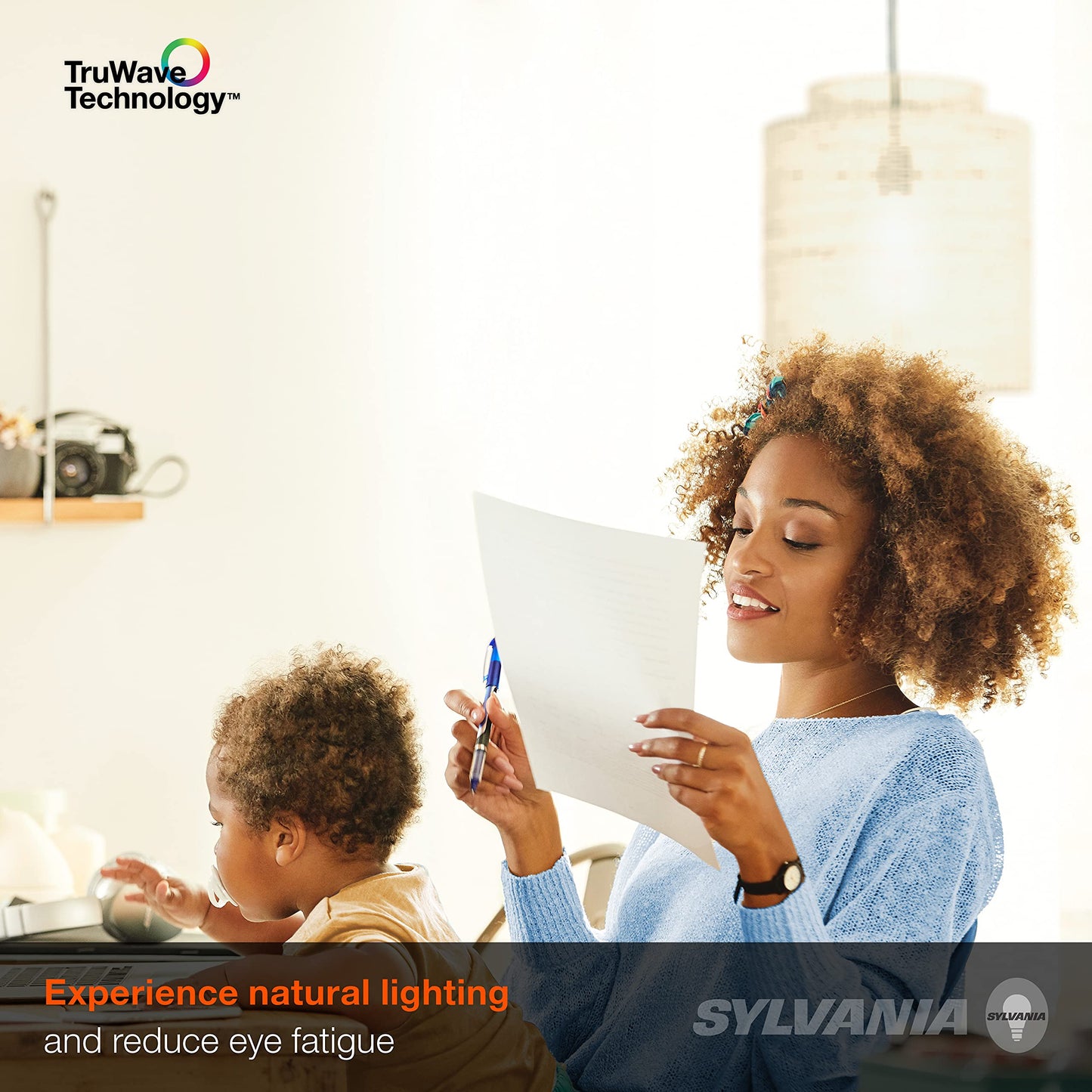 Sylvania LED TruWave Natural Series ST19 Edison Light Bulb, 60W Equivalent Efficient 7W, Dimmable, Clear, 2700K, Soft White - 6 Pack (40908)