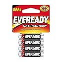 Eveready Super Heavy Duty AAA Battery, 4 Count
