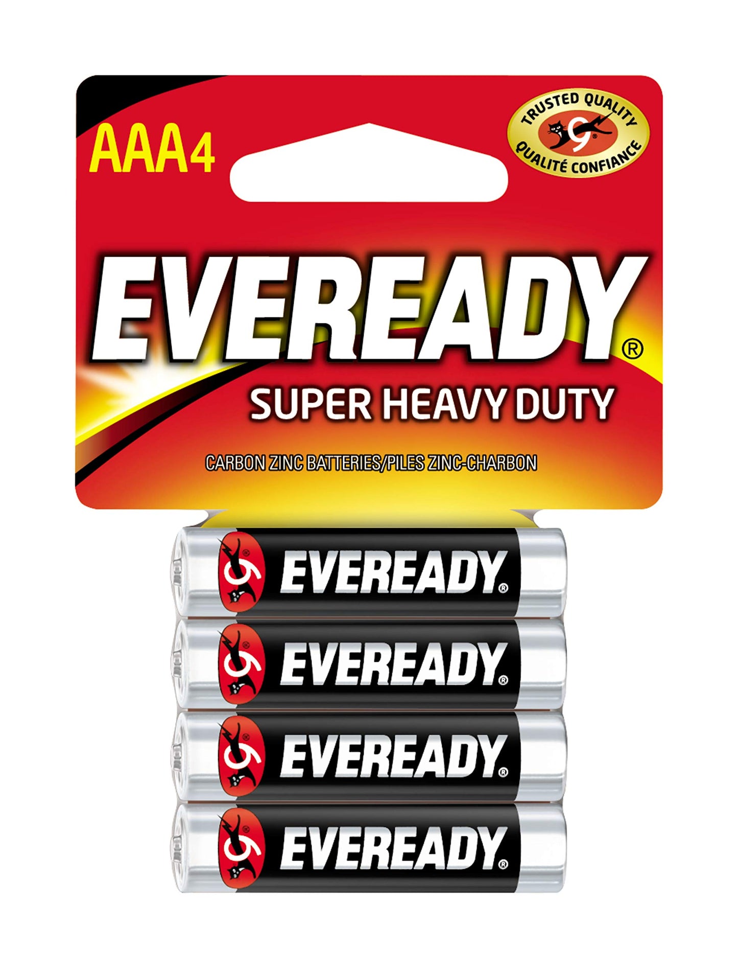 Eveready Super Heavy Duty AAA Battery, 4 Count