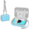 Leayjeen Hard EVA Camera Case Compatible with Kodak Printomatic/Step/Smile Instant Camera, Portable Shockproof Storage Bag(Case Only)(Blue)