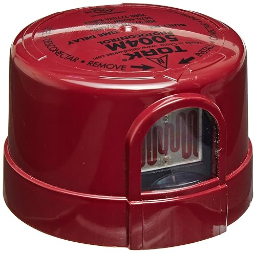 NSI 5004M Series 5000M Delayed Response Utility Grade MOV Surge Arrestor Photocontrol, 2080-2770VA Ballast, 1" Light Sensor, 3470-4620W Power