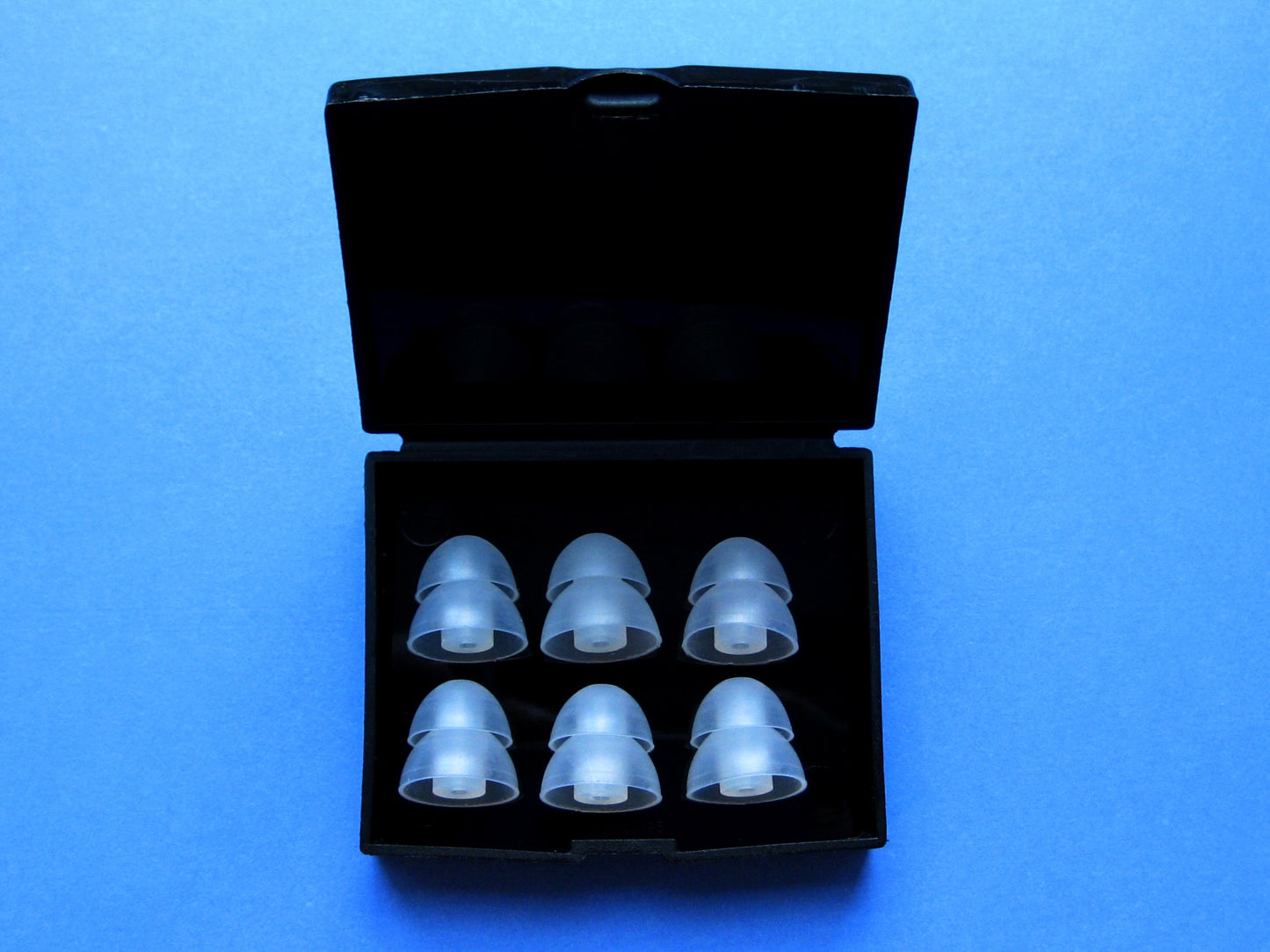 6 Large (L) Clear Double (2 Layer) Flange Earbuds Eartips Set Compatible with Shure E3c, E4c, E4G, E5c, I3C, i4c, SCL3, SCL4, SCL5 in-Ear Earphones…
